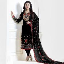 Unstitched Block printed cotton shalwar-kameez